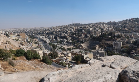 Ausblick auf Amman, Jordanien