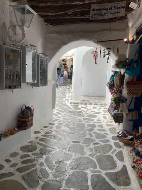 Naxos Stadt - Einkaufsgasse