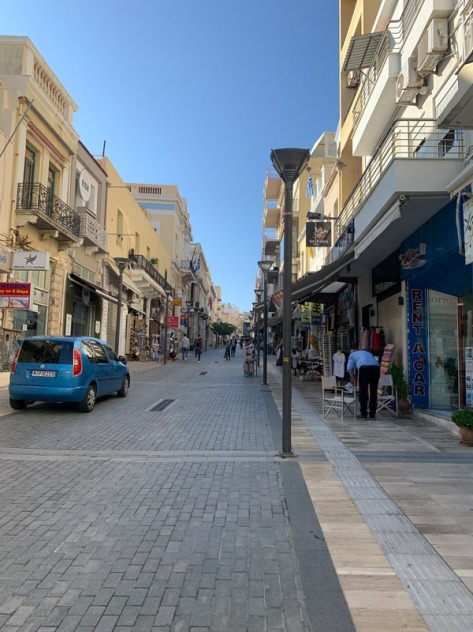 Griechenland, Kreta Iraklion Einkaufsstrasse
