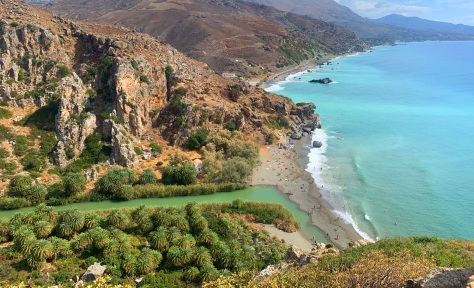 Griechenland, Kreta Palmenstrand Preveli